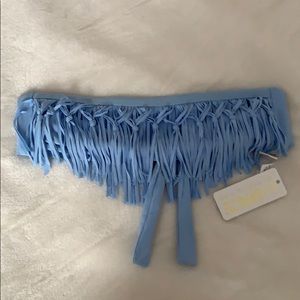 Fringe Bandeau Bathingsuit Top